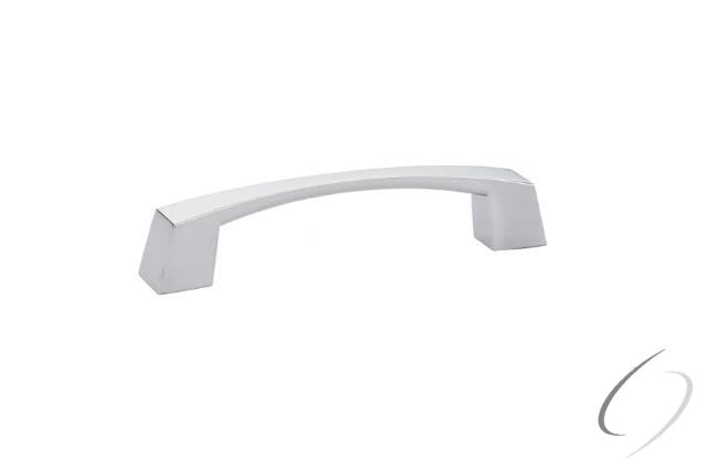 86407US26 Sweep 4" Cabinet Pull Bright Chrome Finish