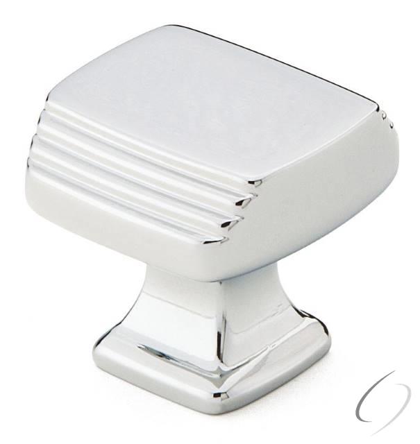 86421US26 Art Deco 1-1/4" Cabinet Knob Bright Chrome Finish