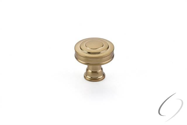86463US4 1-1/4" Glendon Cabinet Knob Satin Brass Finish