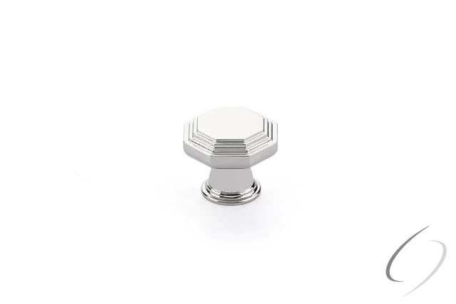86465US14 1-1/4" Midvale Cabinet Knob Bright Nickel Finish