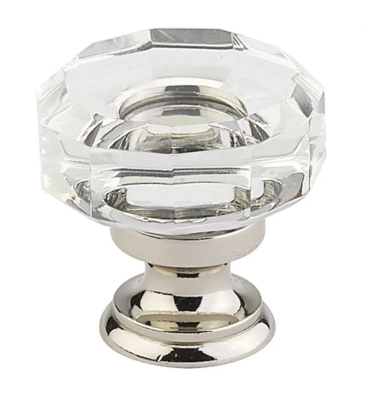 86571US7 Lowell 1-3/8" Crystal Cabinet Knob French Antique Brass Finish