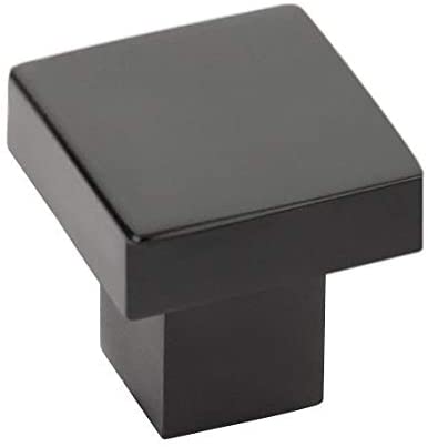 86702US19 Hunter 1-1/4" Cabinet Knob Flat Black Finish