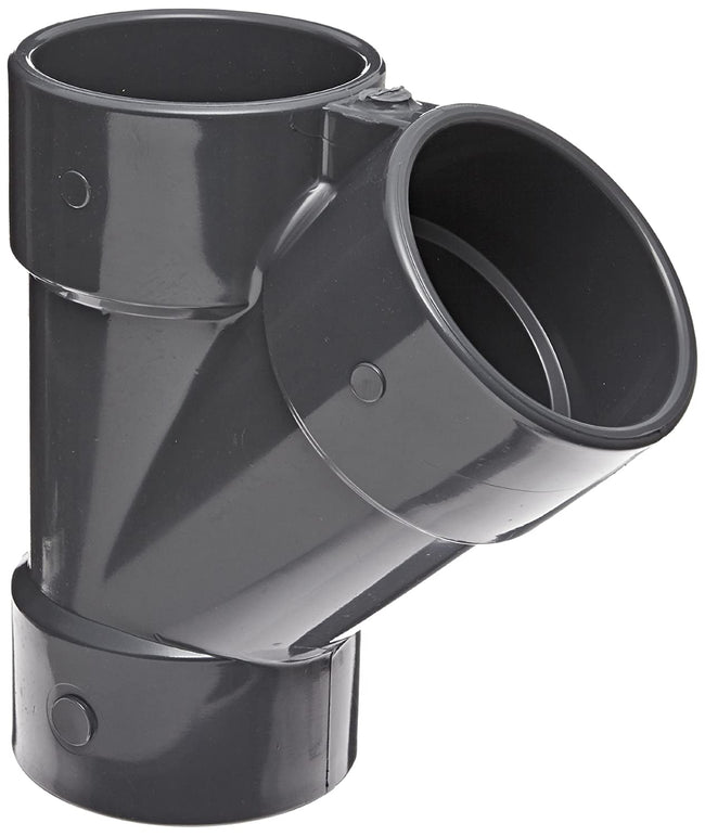 875-040 - PVC Pipe Fitting, Wye, Schedule 80, 4" Socket