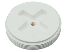 Sioux Chief 878-30 - 3" Slotted Polypro Flush Plug w/ Threaded Brass Insert