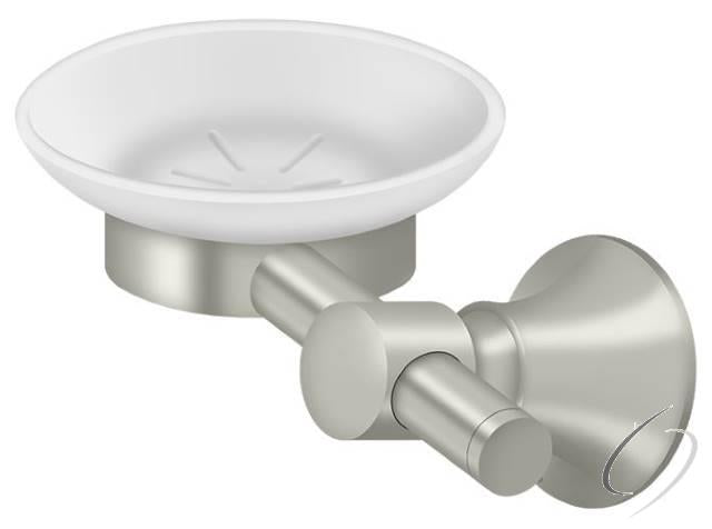 88SD-15 Soap Holder Dish/Glass 88 Series; Satin Nickel Finish