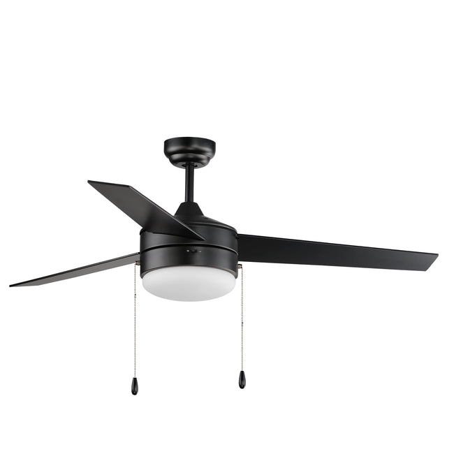 89906FTBKWN - Trio 52" Ceiling Fan - Black / Walnut