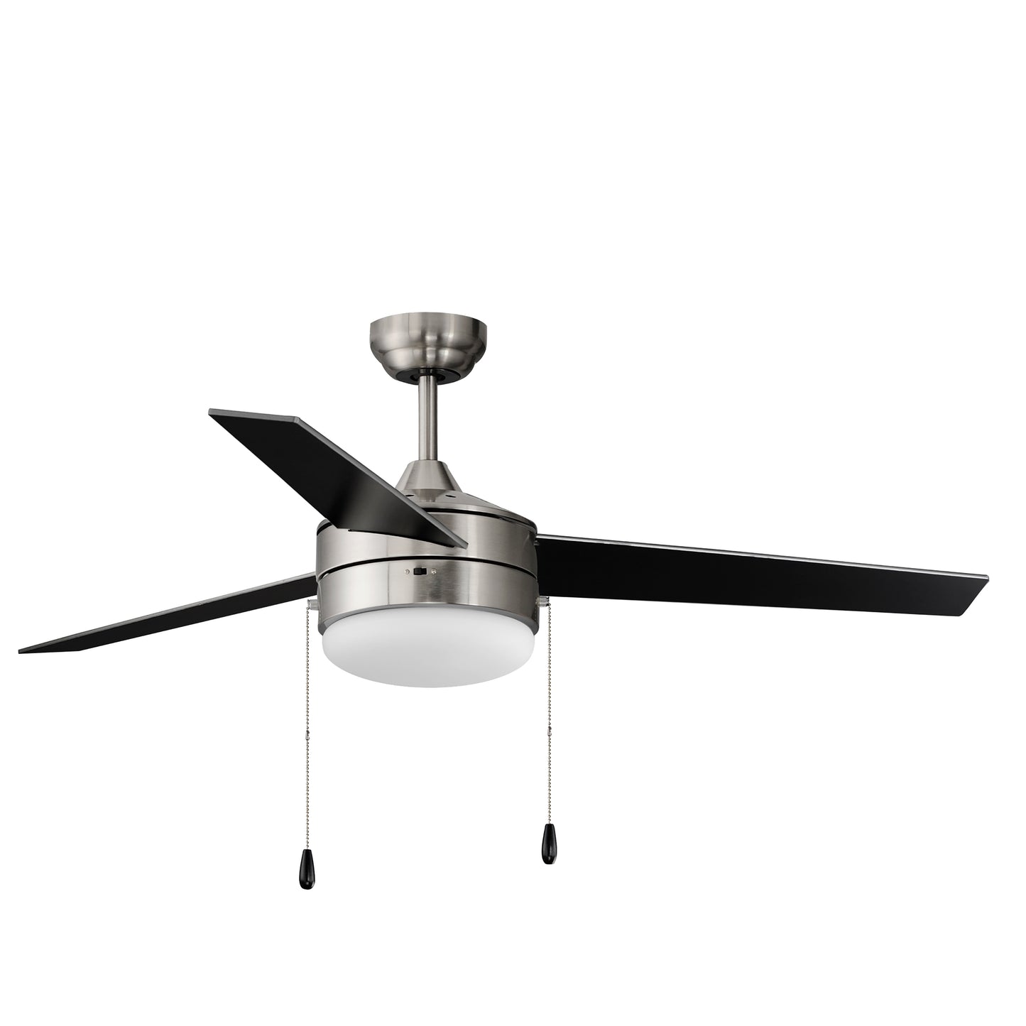 89906FTSNBK - Trio 52" Ceiling Fan - Satin Nickel / Black