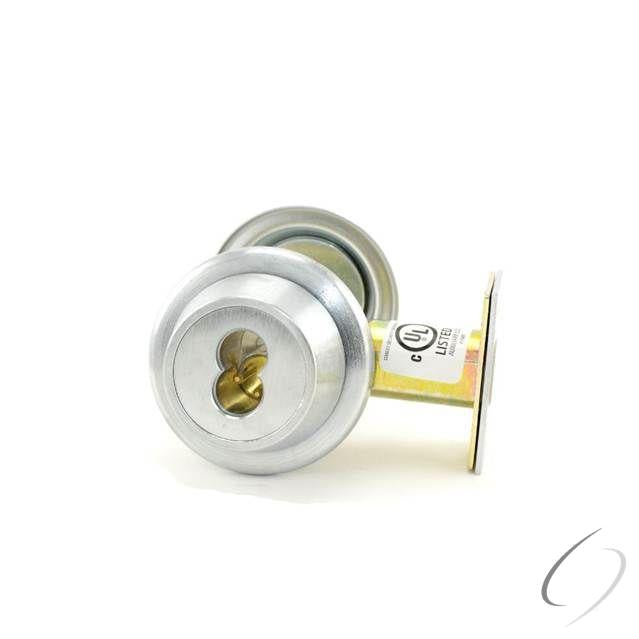 8T Series 2-3/4" Backset 7 Pin Single Cylinder Deadbolt Standard Strike Less Core S