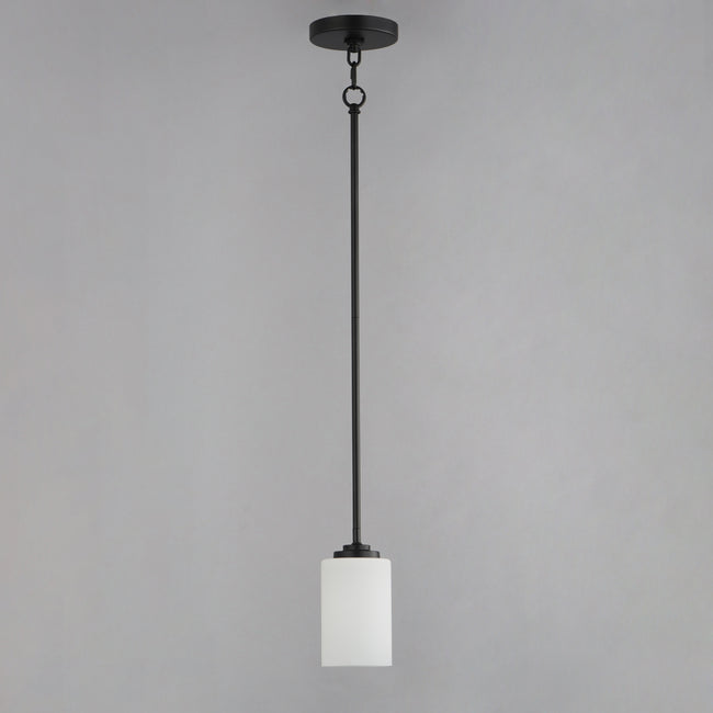90030SWBK - 1 Light Deven 4" Pendant - Black