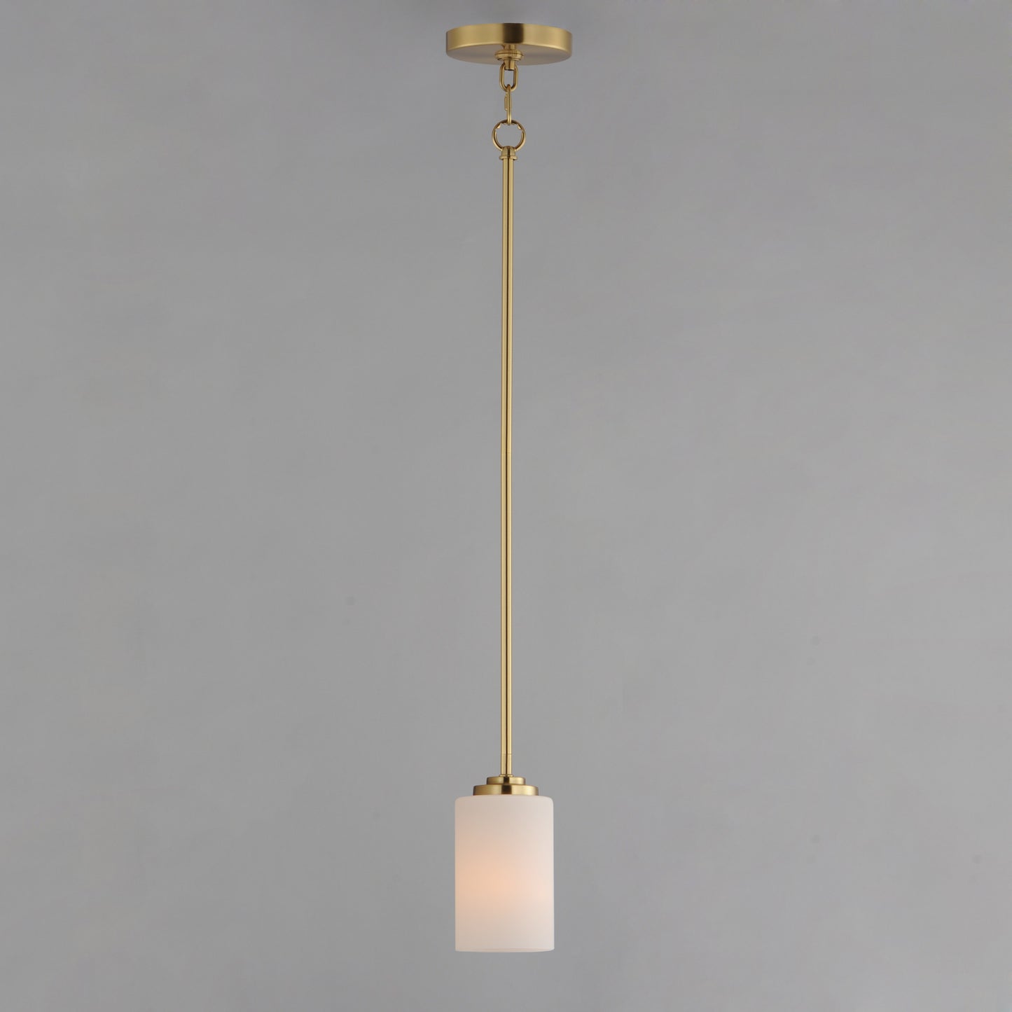90030SWSBR - 1 Light Deven 4" Pendant - Satin Brass