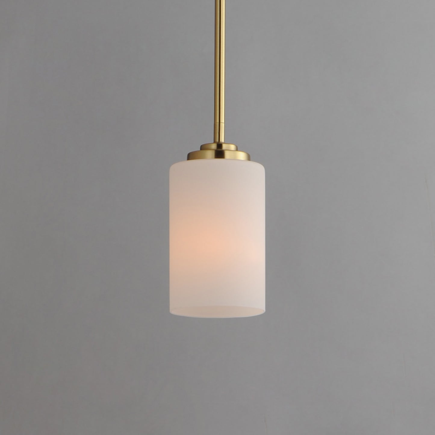 90030SWSBR - 1 Light Deven 4" Pendant - Satin Brass