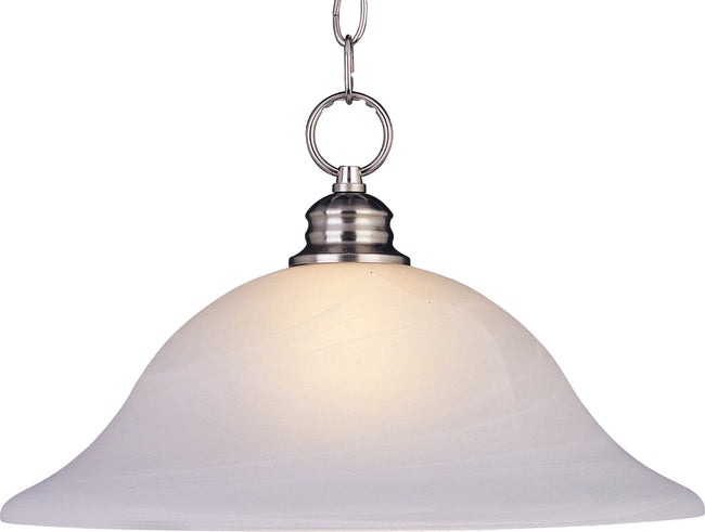 91076MRSN - 1 Light Essentials - 9106x 16" Pendant - Satin Nickel
