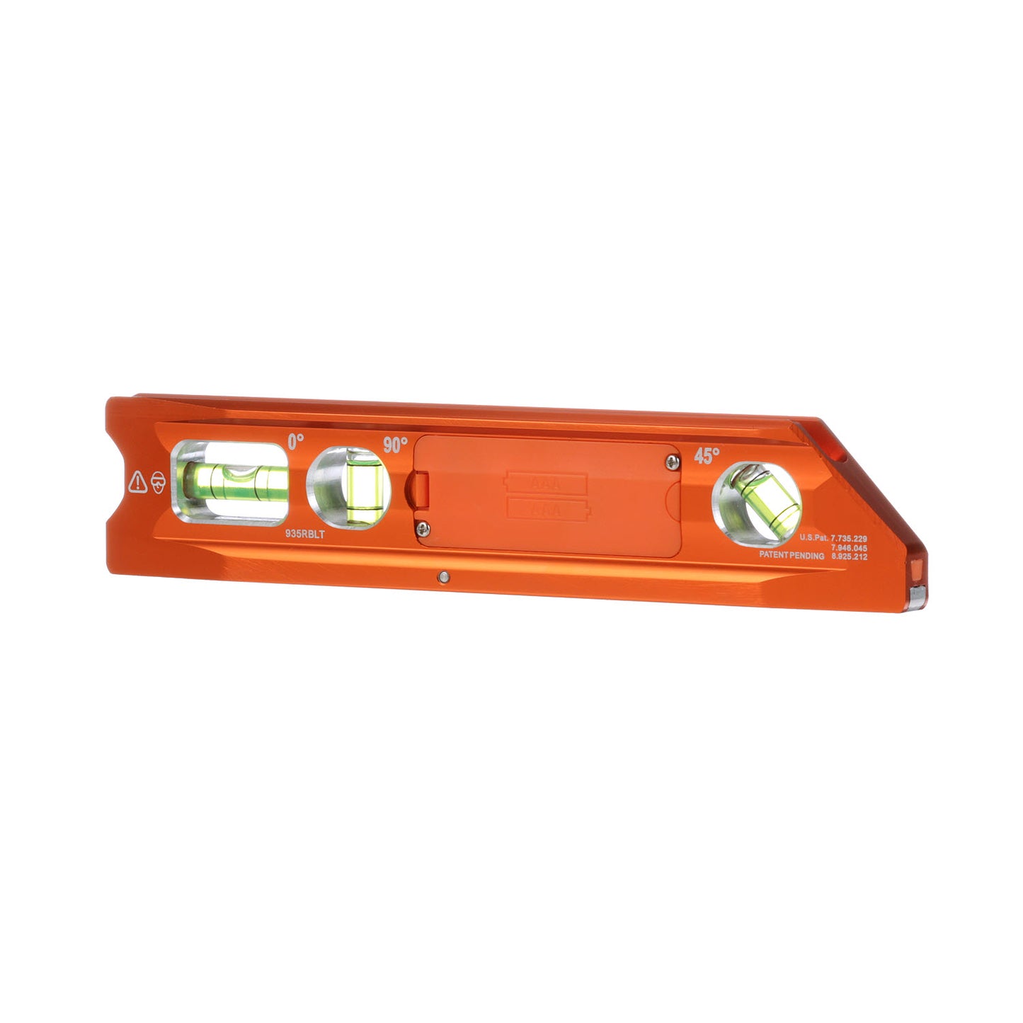 935RBLT - 9" Lighted Torpedo Billet Magnetic Level