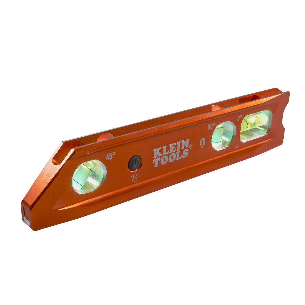 935RBLT - 9" Lighted Torpedo Billet Magnetic Level