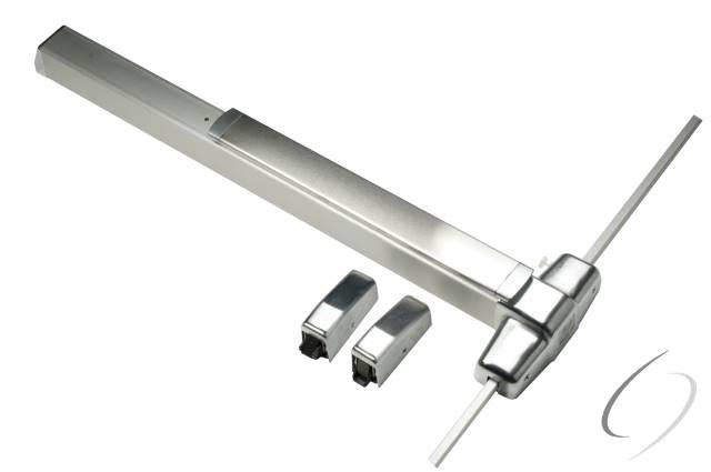 3' Surface Vertical Rod Smooth Case Exit Device; Satin Chrome Finish