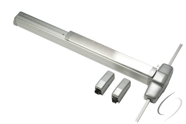 3' Surface Vertical Rod Grooved Case Exit Device; Anodized Aluminum Finish