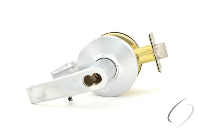 9KW Electromechanical Lock 2-3/4" Backset 7 Pin Storeroom Electrically Unlocked 15 Lever and D Rose