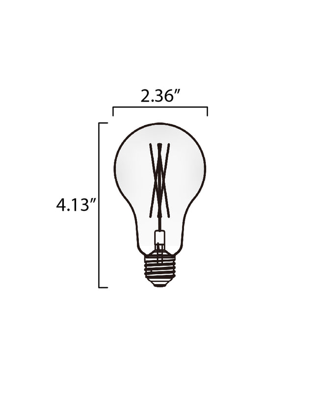 7W LED E26 A19 Dimmable Frosted 3000K