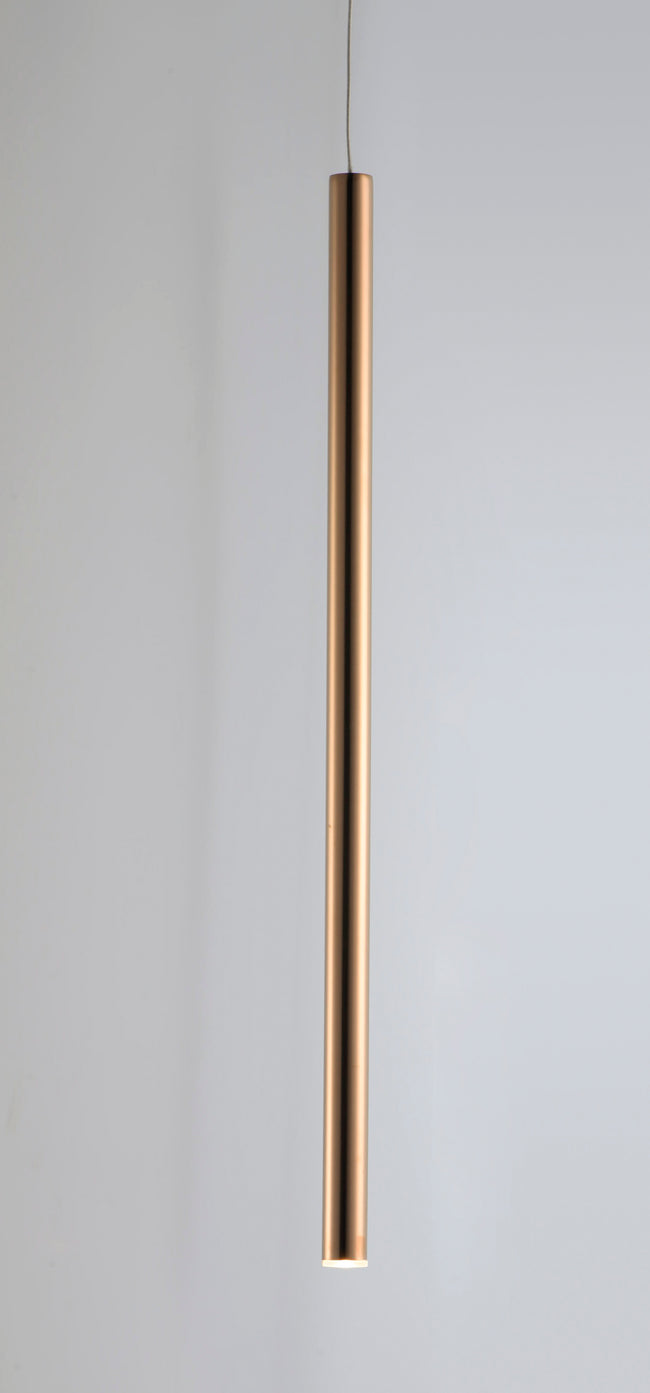 E10002-RG - Flute 24" Pendant - Rose Gold