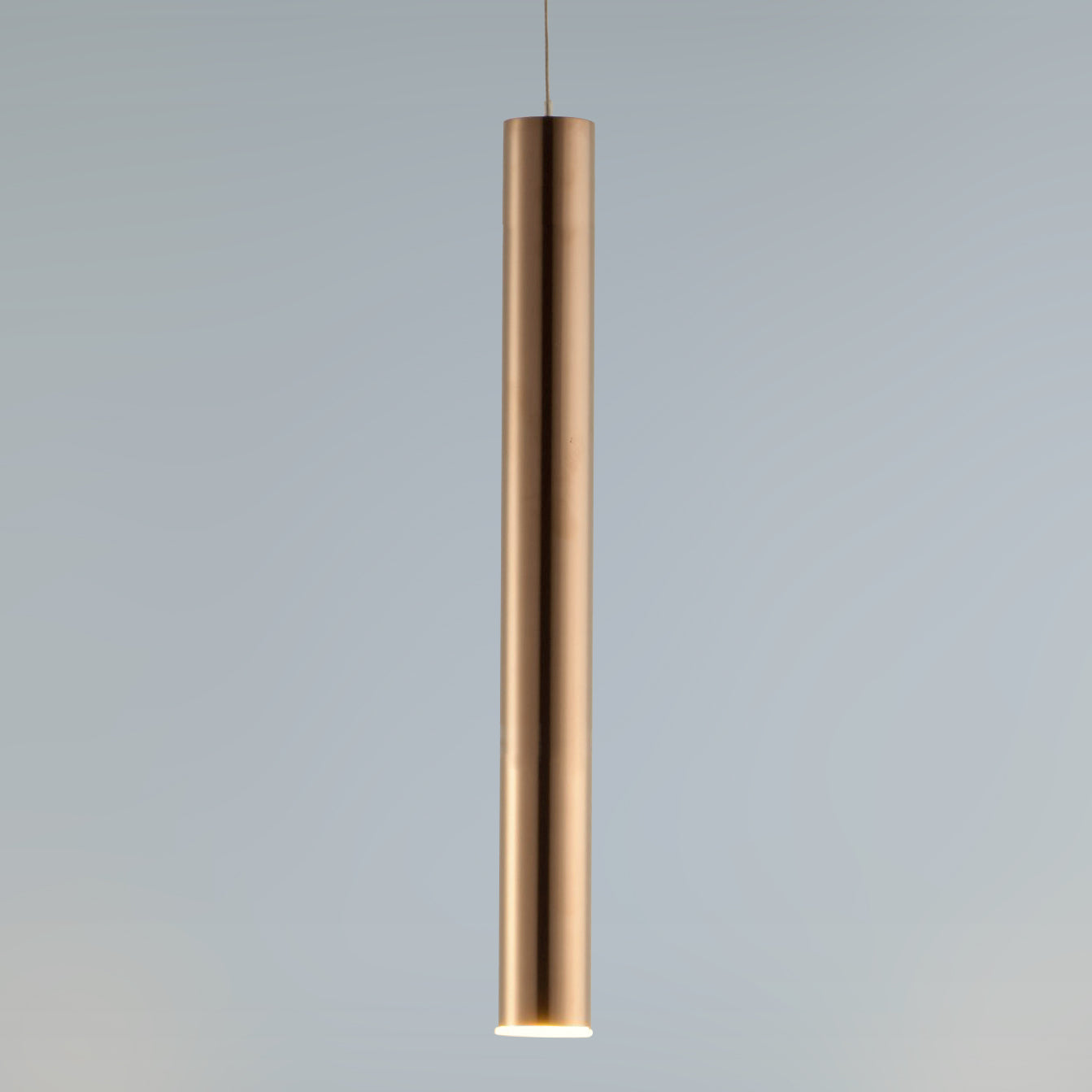 E10011-RG - Flute 24" Pendant - Rose Gold