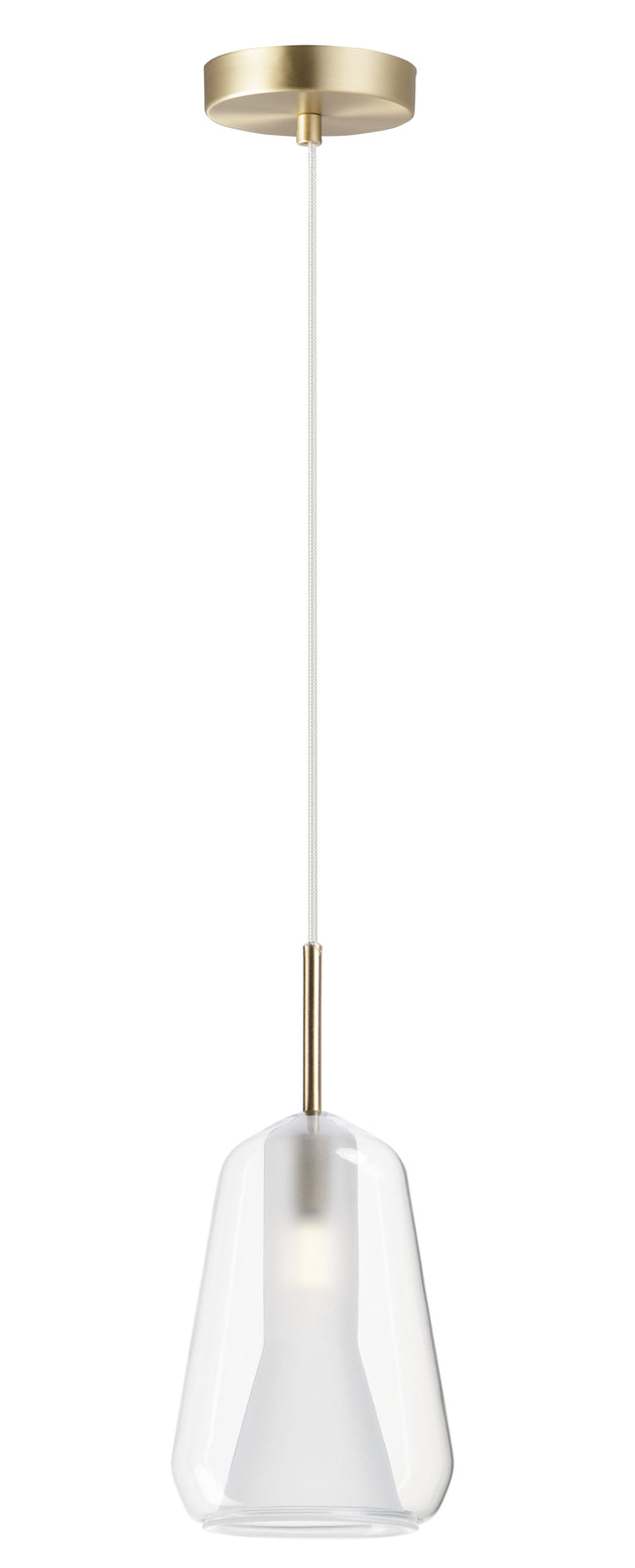 E10040-18SBR - Deuce 7.75" Pendant - Satin Brass