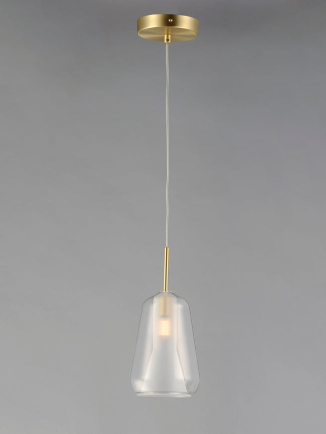 E10040-18SBR - Deuce 7.75" Pendant - Satin Brass
