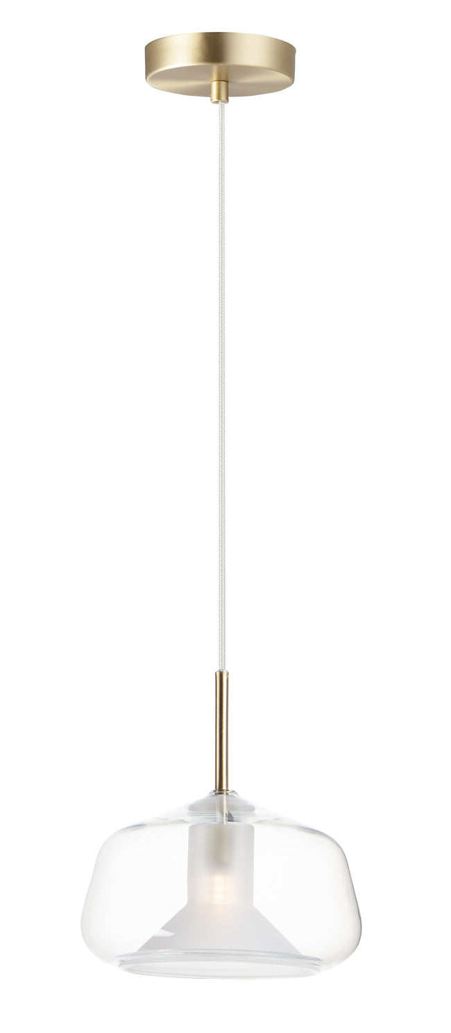 E10042-18SBR - Deuce 7.75" Pendant - Satin Brass
