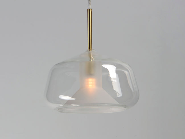 E10042-18SBR - Deuce 7.75" Pendant - Satin Brass