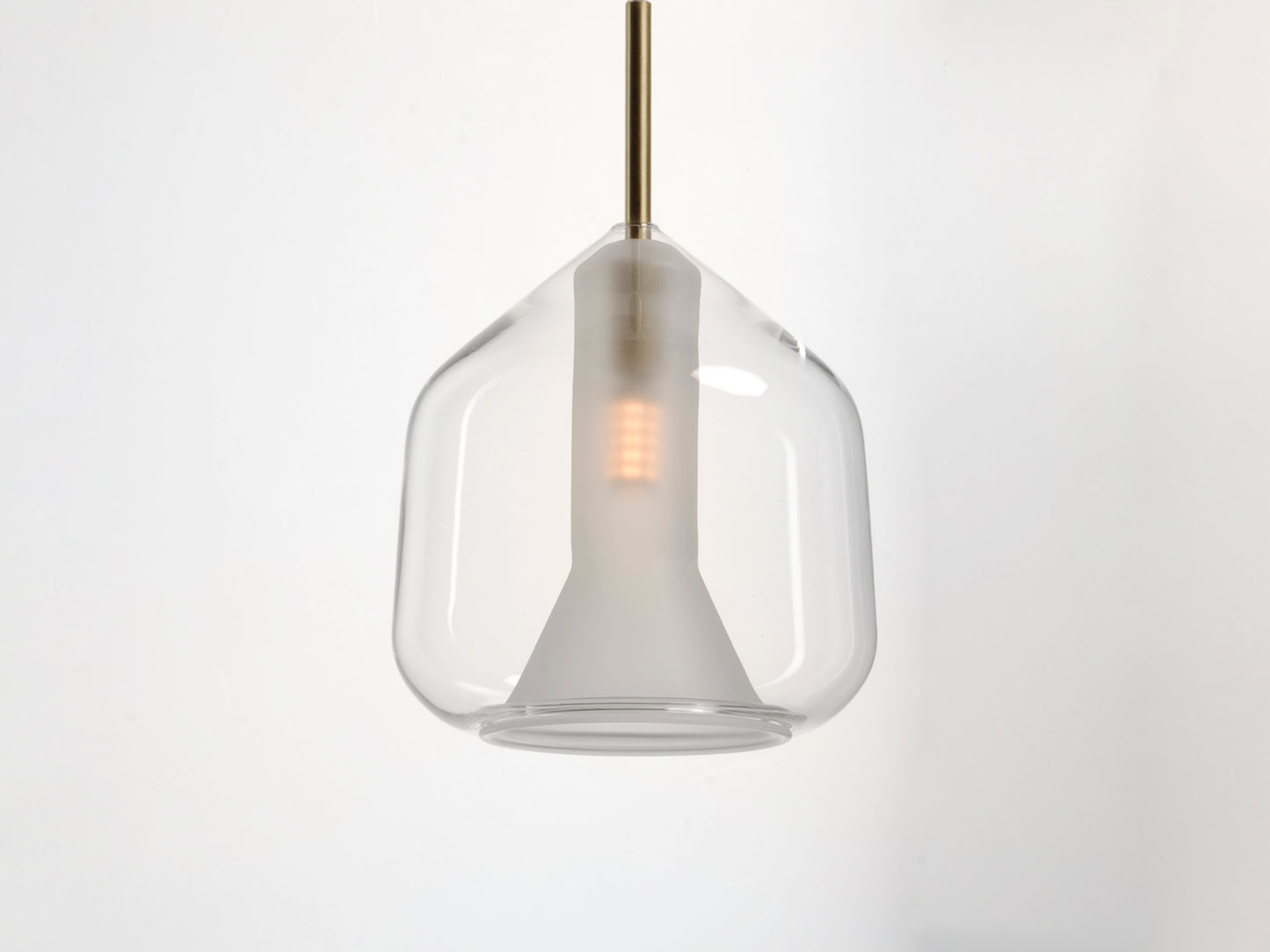 E10044-18SBR - Deuce 7" Pendant - Satin Brass