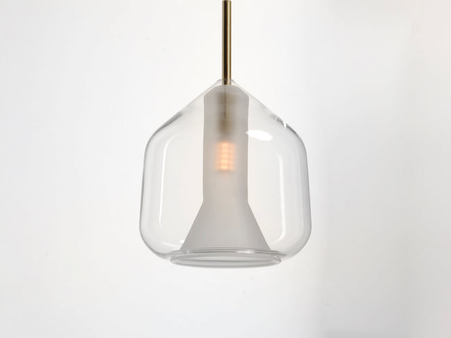 E10044-18SBR - Deuce 7" Pendant - Satin Brass