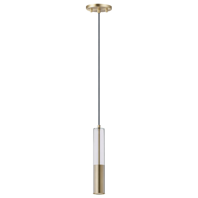 E11000-24SBR - Torch 15" Pendant - Satin Brass