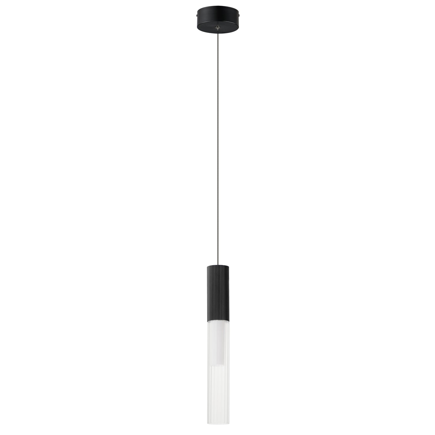 E11011-144BK - Reeds 17" Pendant - Black