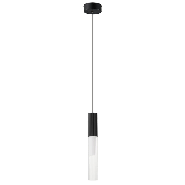 E11011-144BK - Reeds 17" Pendant - Black
