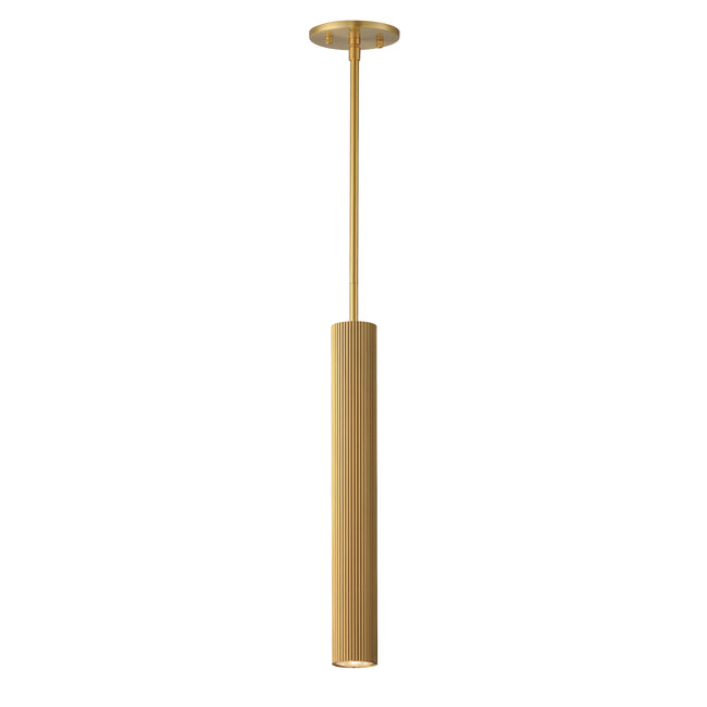 E11012-GLD - Reeds 18" Pendant - Gold