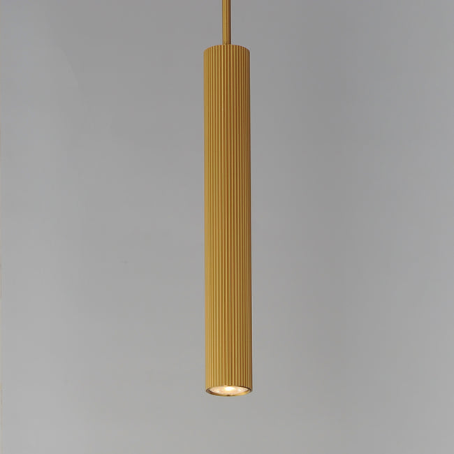 E11012-GLD - Reeds 18" Pendant - Gold