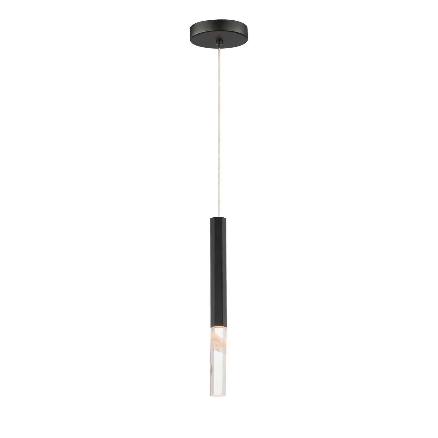 E11020-95BK - Diaphane 16" Pendant - Black