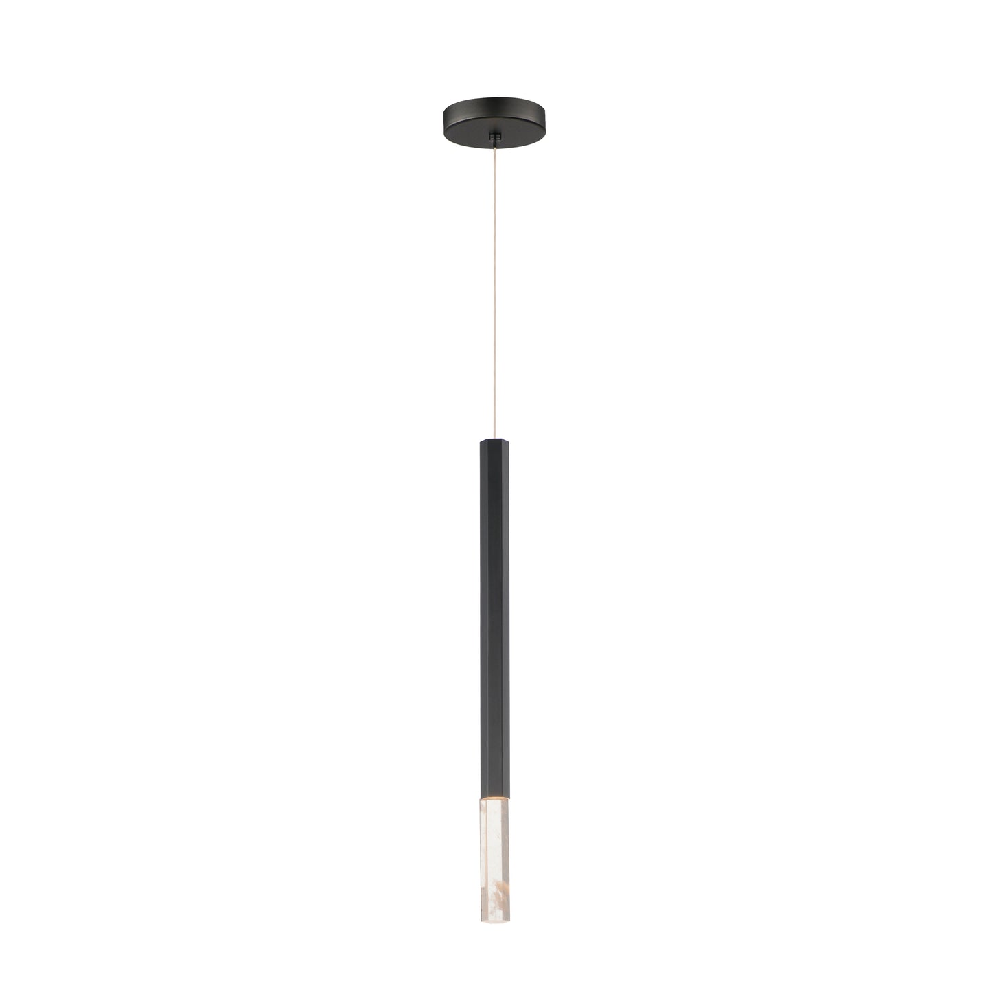 E11022-95BK - Diaphane 24" Pendant - Black