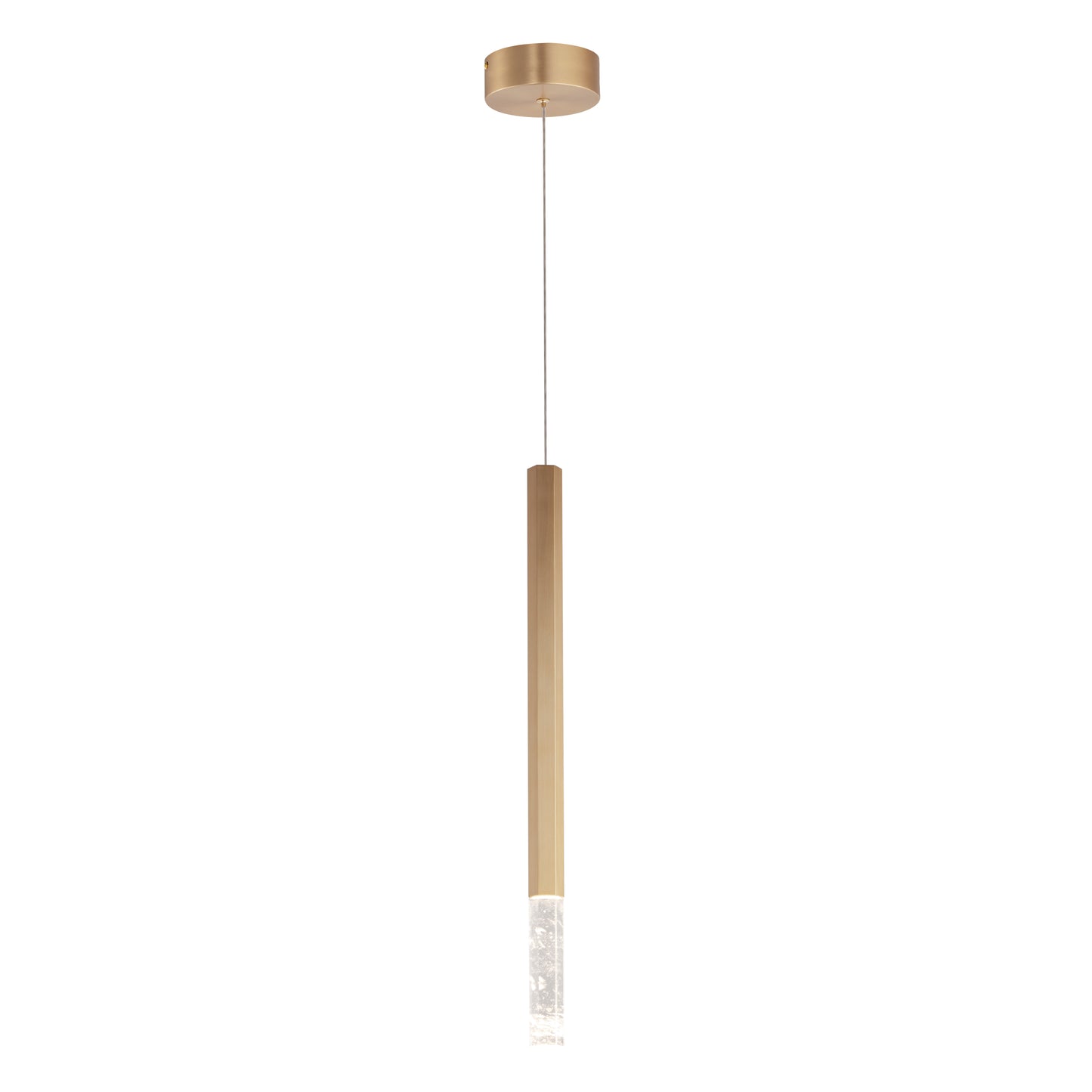 E11022-95GLD - Diaphane 24" Pendant - Gold