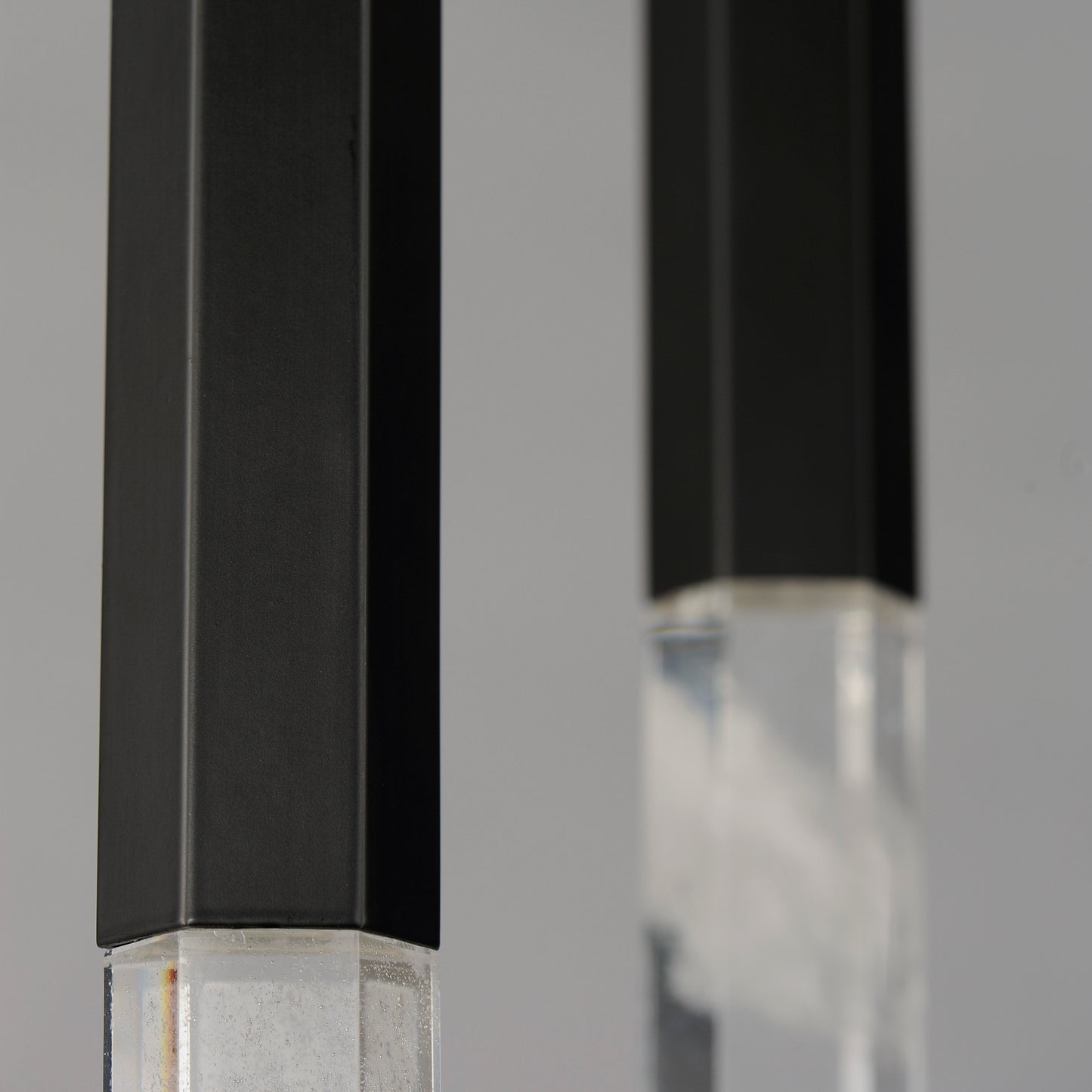 E11023-95BK - 3 Light Diaphane 9.75" Chandelier - Black