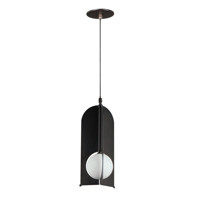 E11090-92BK - Pendulum 17" Pendant - Black