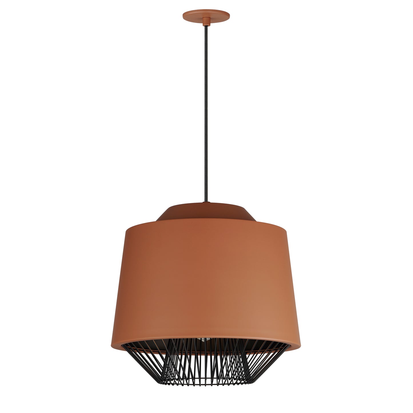 E11394-BRKBK - Phoenix 19" Pendant - Brick/Black