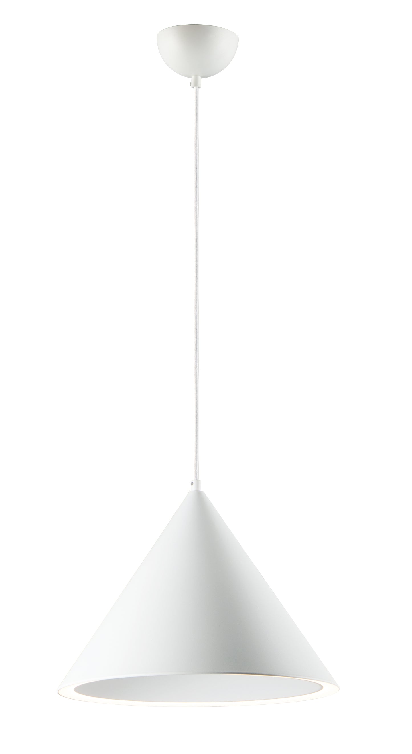 E20086-MW - Abyss 16" Pendant - Matte White