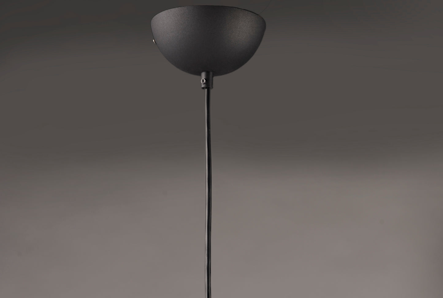 E20366-92BK - Half Moon 12" Pendant - Black