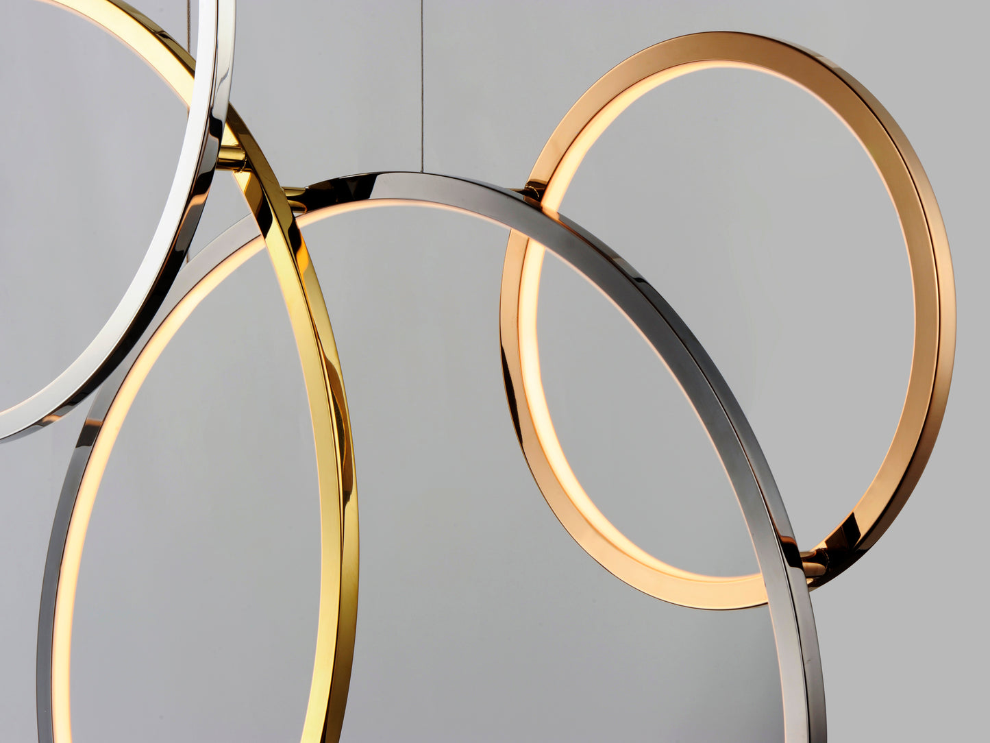 E20377-MPLT - 5 Light Union 4.75" Chandelier - Multi-Plated