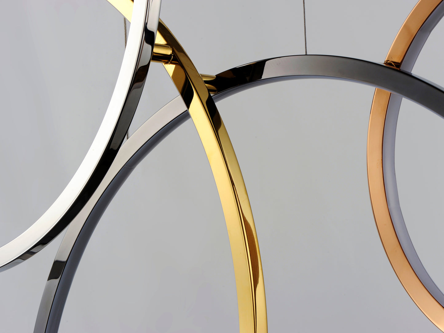 E20377-MPLT - 5 Light Union 4.75" Chandelier - Multi-Plated