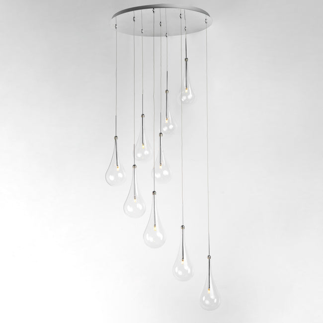 E20515-18PC - Larmes LED 23" Pendant - Polished Chrome