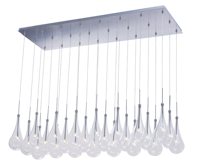 E20518-18PC - 24 Light Larmes LED 18" Chandelier - Polished Chrome