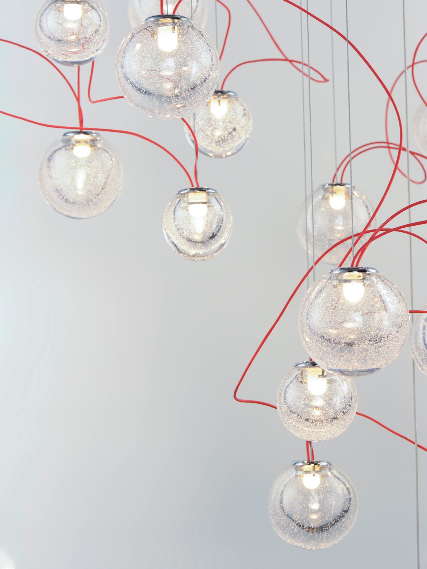 E20656-91PC - 16 Light Bobble 24" Chandelier - Polished Chrome