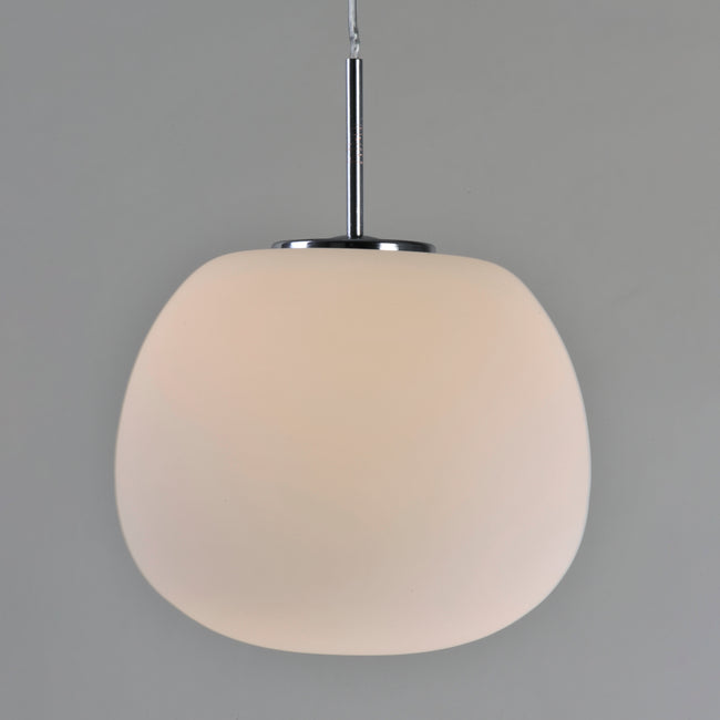 E21120-11WT - Puffs 6.25" Pendant - White