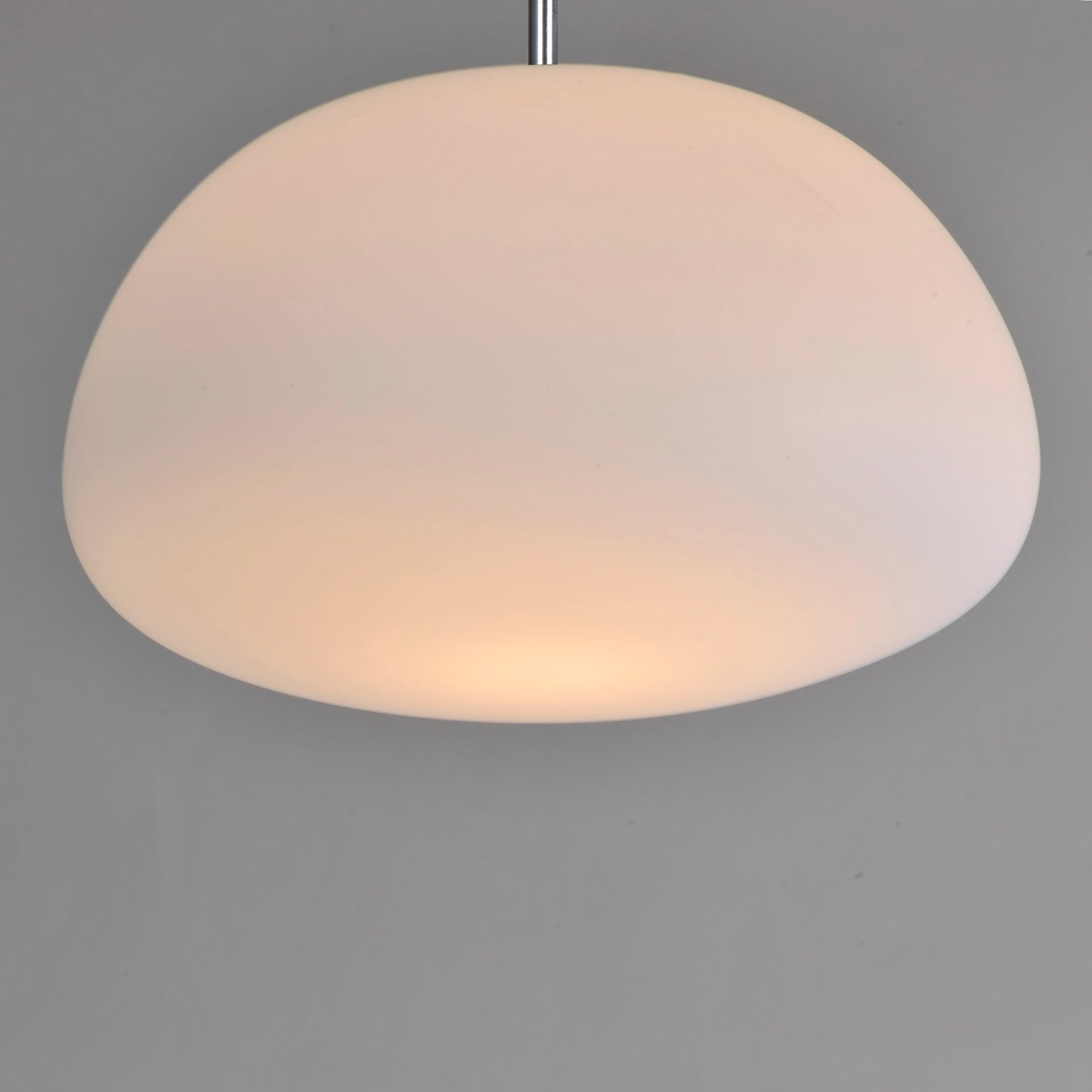 E21122-11WT - Puffs 6.25" Pendant - White